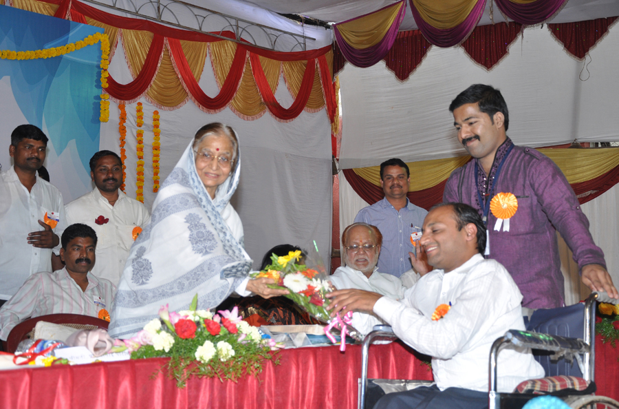 With Hon. Former President Pratibhatai Patil